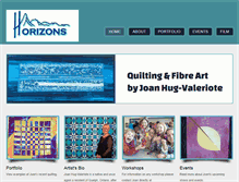 Tablet Screenshot of horizonsquilting.ca